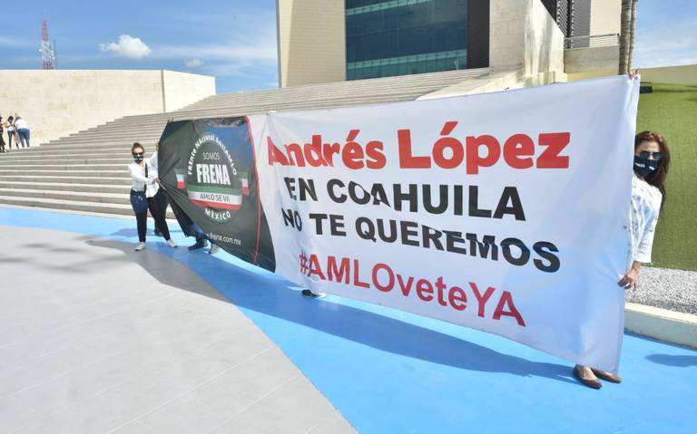 En caravana protestan contra AMLO en Torre n El Sol de la